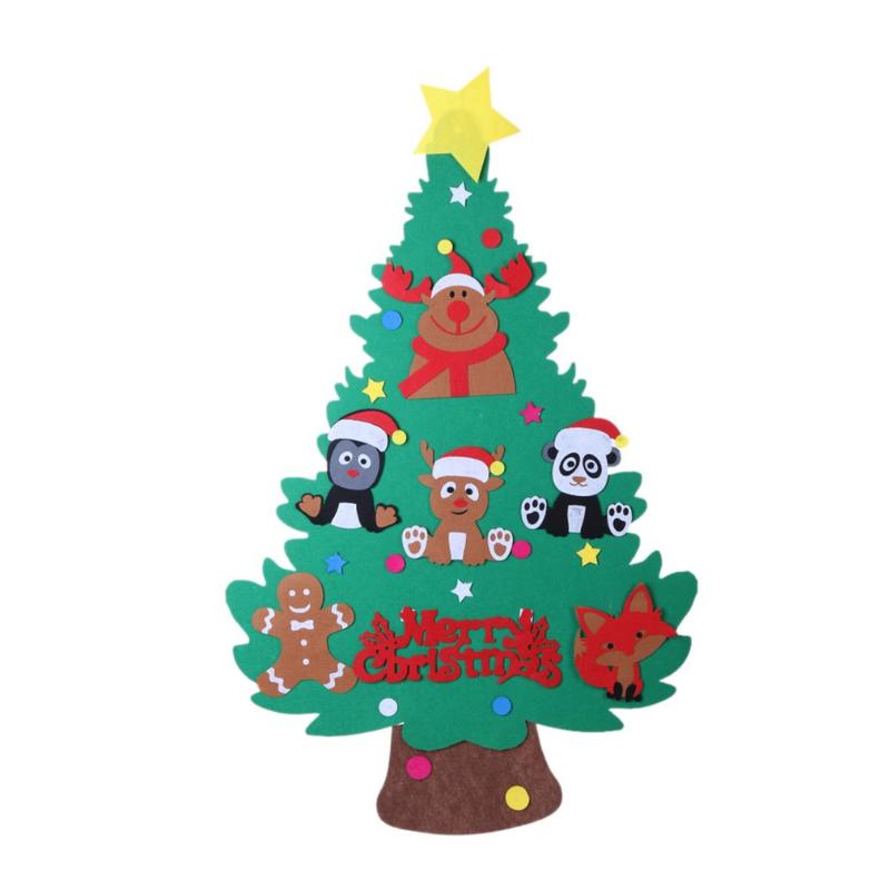 Animal type Felt Christmas Tree Set With Ornaments Xmas Gift Door Wall Hanging Decoration Cute Gifts For Kids Children
Animal type Felt Christmas Tree Set With Ornaments Xmas Gift Door Wall Hanging Decoration Cute Gifts For Kids Children