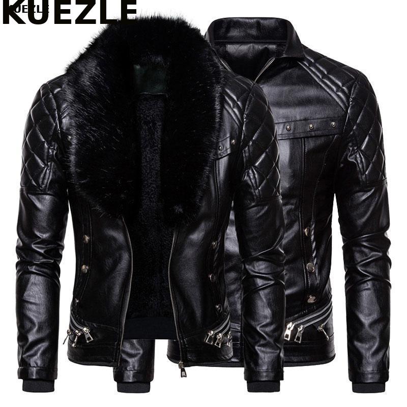 Casaco Men Biker Leather Jacket Fur Collar Detachable Faux Leather Motocycle Jackets Coats Casual PU Jacket Chaqueta Moto Hombre, Black
Casaco Men Biker Leather Jacket Fur Collar Detachable Faux Leather Motocycle Jackets Coats Casual PU Jacket Chaqueta Moto Hombre, Black