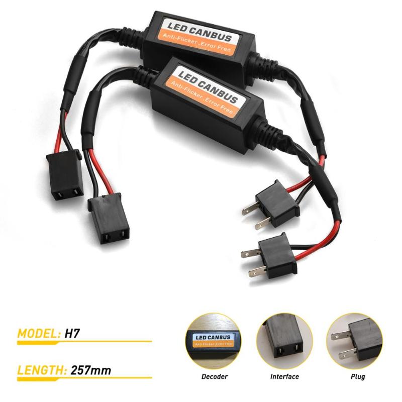 LED Headlight Canbus Decoders Error Free Anti Flicker Resistor Car Load Resistor Error Canceller LED Decoder Car Light
LED Headlight Canbus Decoders Error Free Anti Flicker Resistor Car Load Resistor Error Canceller LED Decoder Car Light