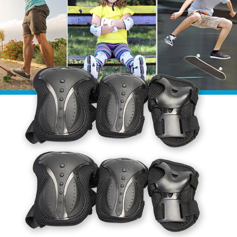 6 Pcs Adult Rollerblading Protection Gear Set Body Accessories Elbow Safety Knee Pads Wrist Guards Skating Outdoor Anti, Black
6 Pcs Adult Rollerblading Protection Gear Set Body Accessories Elbow Safety Knee Pads Wrist Guards Skating Outdoor Anti, Black