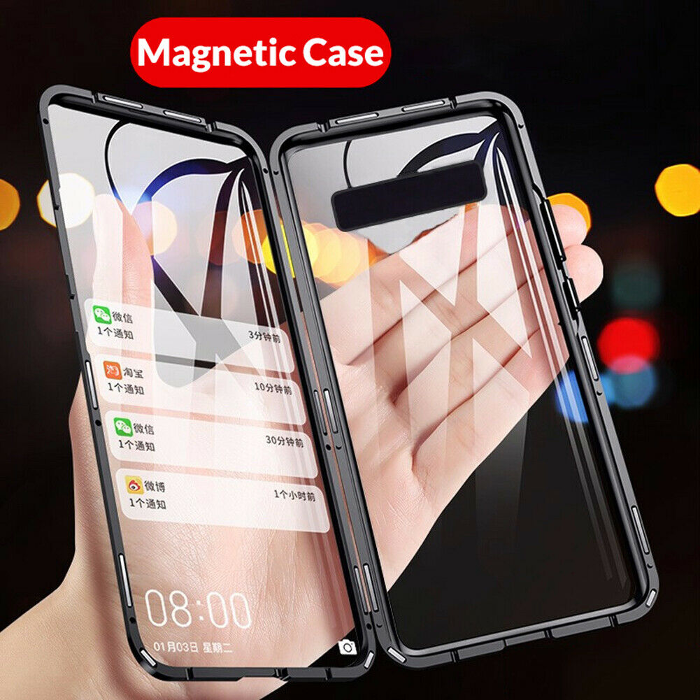 360° Magnetic Double Tempered Glass Case Cover Adsorption Phone Cases For Samsung Galaxy S10 S20 S9 S8 Plus Note 9/10 Protective Covers
360° Magnetic Double Tempered Glass Case Cover Adsorption Phone Cases For Samsung Galaxy S10 S20 S9 S8 Plus Note 9/10 Protective Covers
