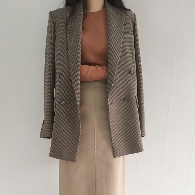 Good Quality Vintage Plaid Blazer Women Double Breasted Turn Down Collar Women Jacket Autumn Spring Suit Coat Female Outwear, Picture color
Good Quality Vintage Plaid Blazer Women Double Breasted Turn Down Collar Women Jacket Autumn Spring Suit Coat Female Outwear, Picture color