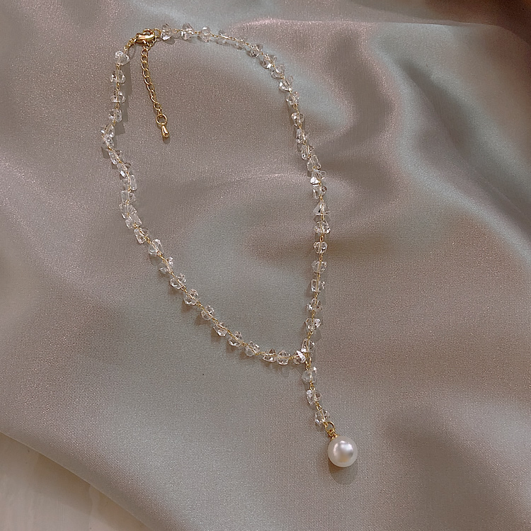 2020 Hot Sale Fashion Jewelry Luxury White Crystal Necklace Elegant White Pearl Pendant Prom Party Necklace for women
2020 Hot Sale Fashion Jewelry Luxury White Crystal Necklace Elegant White Pearl Pendant Prom Party Necklace for women