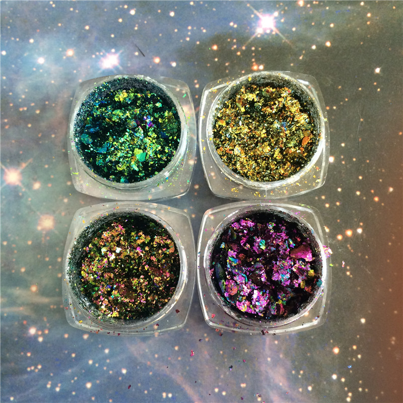 Hot Sale! 1 box Chameleon Flakes Magic Effect Flakes Multi Chrome Nail Powder Glitter Sequins Nail Art Gel Polish Manicure
Hot Sale! 1 box Chameleon Flakes Magic Effect Flakes Multi Chrome Nail Powder Glitter Sequins Nail Art Gel Polish Manicure