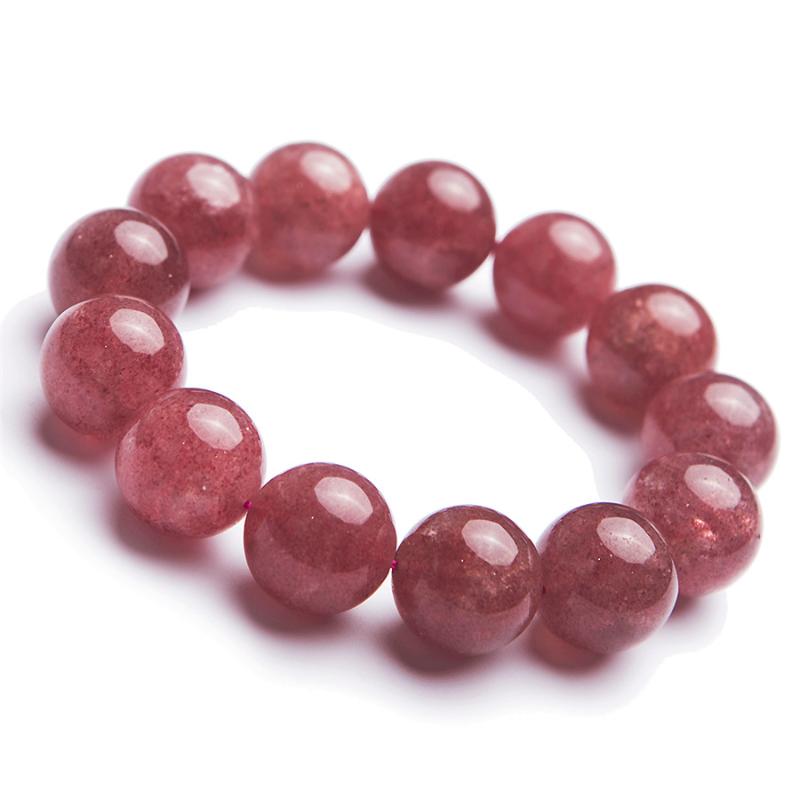 Precious Red Natural Strawberry Quartz Bracelet 18mm Crystal Big Round Bead Powerful Stretch Woman Bracelet
Precious Red Natural Strawberry Quartz Bracelet 18mm Crystal Big Round Bead Powerful Stretch Woman Bracelet