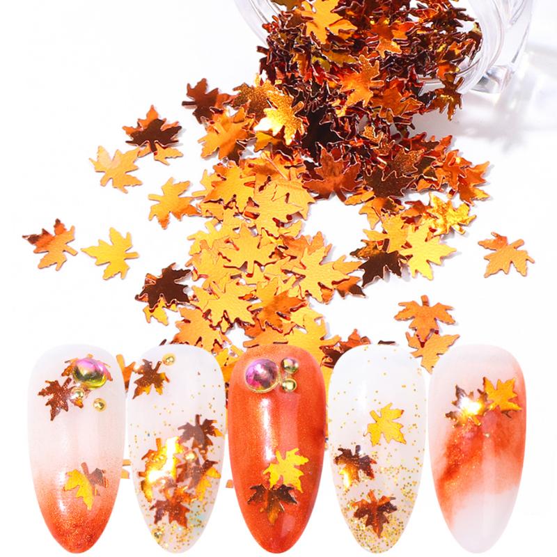 1 Box Fall Leaf Nail Art Sequins Gold Flakes Paillettes Designs Manicure Nails Glitter Autumn Decorations TRFY01-05
1 Box Fall Leaf Nail Art Sequins Gold Flakes Paillettes Designs Manicure Nails Glitter Autumn Decorations TRFY01-05
