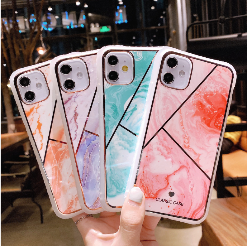 fashion electroplate Marble Phone Case For iphone 12 11 Pro Max XS X XR 7 8 plus SE 2020 Fall prevention Cases Cover, Mix colors
fashion electroplate Marble Phone Case For iphone 12 11 Pro Max XS X XR 7 8 plus SE 2020 Fall prevention Cases Cover, Mix colors