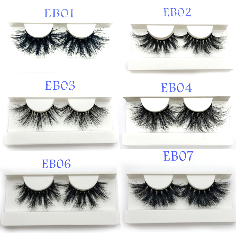 False Eyelashes Buzzme 3D Mink 25mm Lashes Luxury Hand Made Medium Volume Cruelty Free