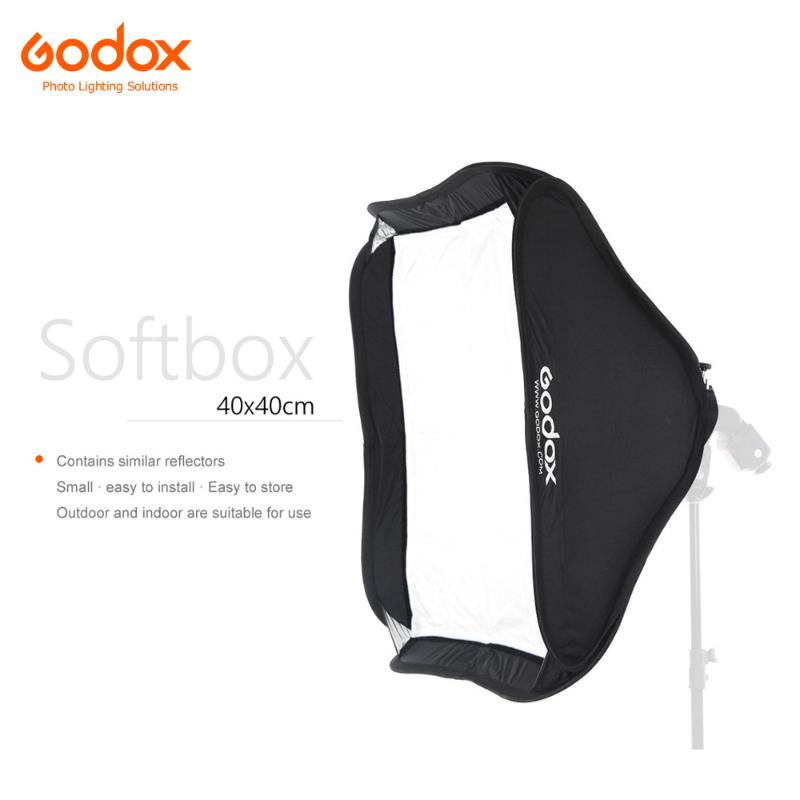 Godox 40*40cm Flash Diffuser Photo Studio Softbox Soft Box for Speedlite Flash Light without S-type Bracket Bowens Holder
Godox 40*40cm Flash Diffuser Photo Studio Softbox Soft Box for Speedlite Flash Light without S-type Bracket Bowens Holder
