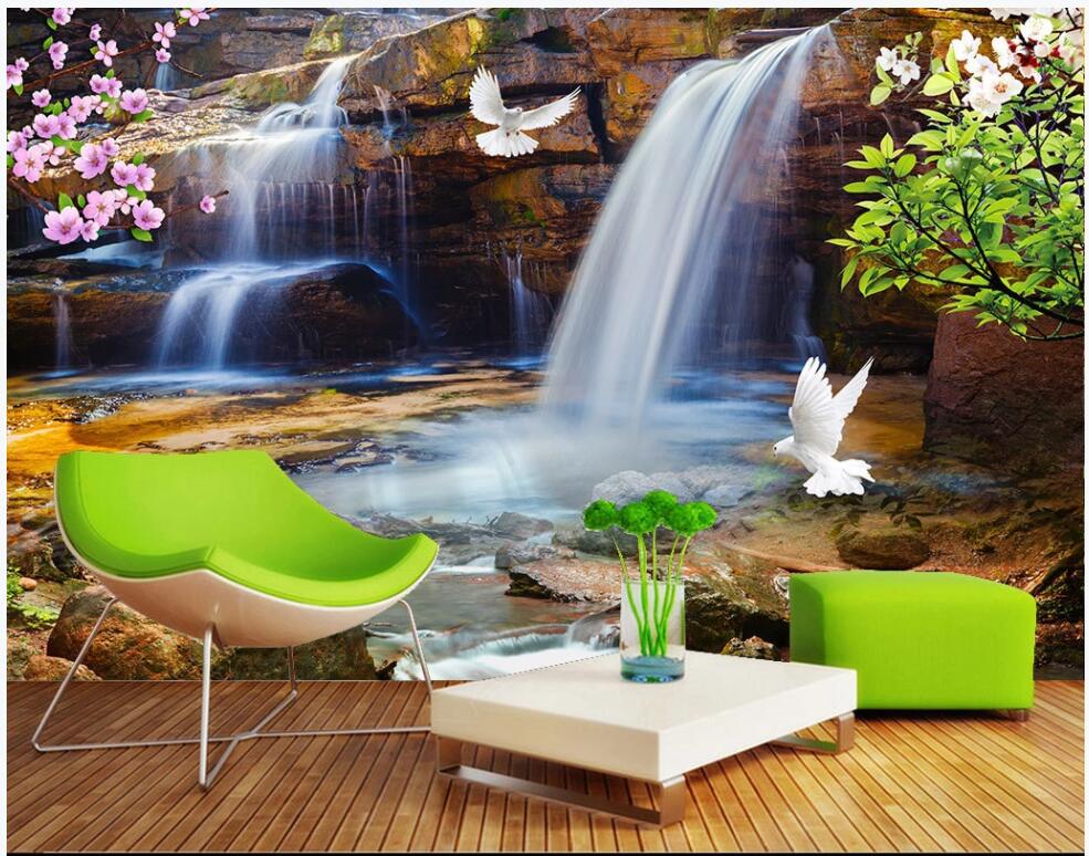 3d wallpaper custom photo mural Beautiful waterfall and flowing water natural scenery home decor living room wallpaper for walls 3 d, Non-woven wallpaper
3d wallpaper custom photo mural Beautiful waterfall and flowing water natural scenery home decor living room wallpaper for walls 3 d, Non-woven wallpaper