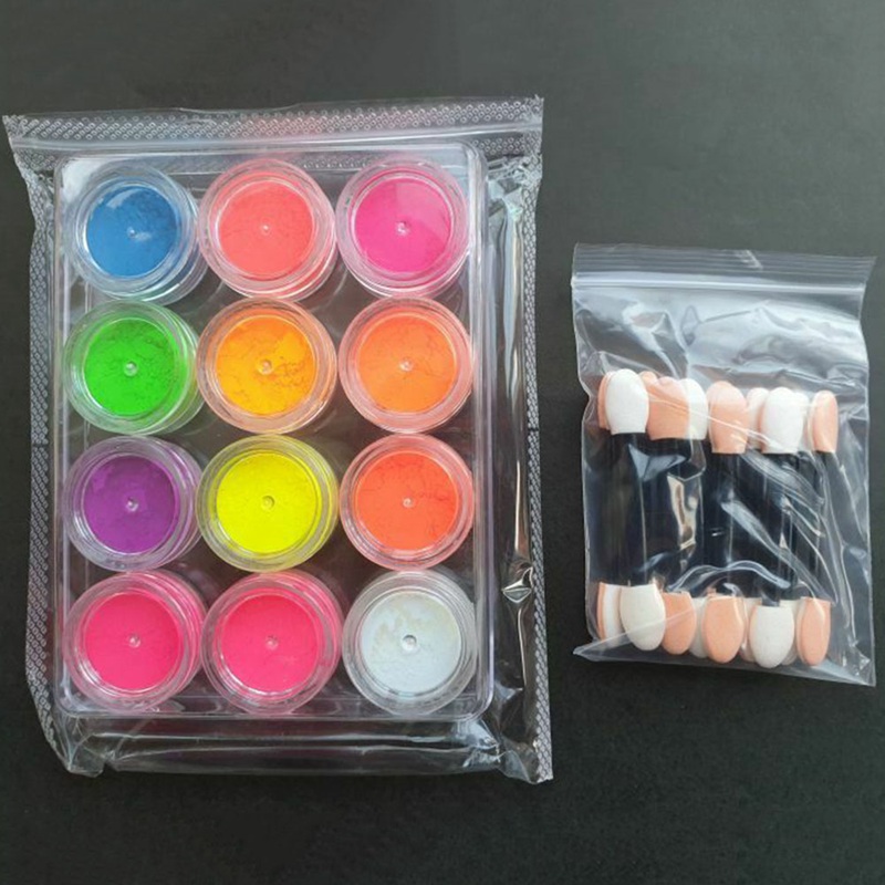 Fluorescent Nail Powder Neon Light Lasting Fluorescent Powder Color Nail Art Glitter Pigment 3D Luminous Decoration
Fluorescent Nail Powder Neon Light Lasting Fluorescent Powder Color Nail Art Glitter Pigment 3D Luminous Decoration