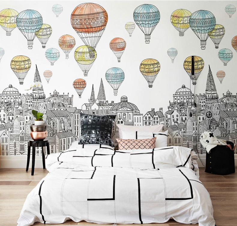 Bacaz Original Building 3d Cartoon Mural Fire Balloon Wallpaper for Child Baby Room Kindergarten 3d Cartoon Wall paper Stickers
Bacaz Original Building 3d Cartoon Mural Fire Balloon Wallpaper for Child Baby Room Kindergarten 3d Cartoon Wall paper Stickers