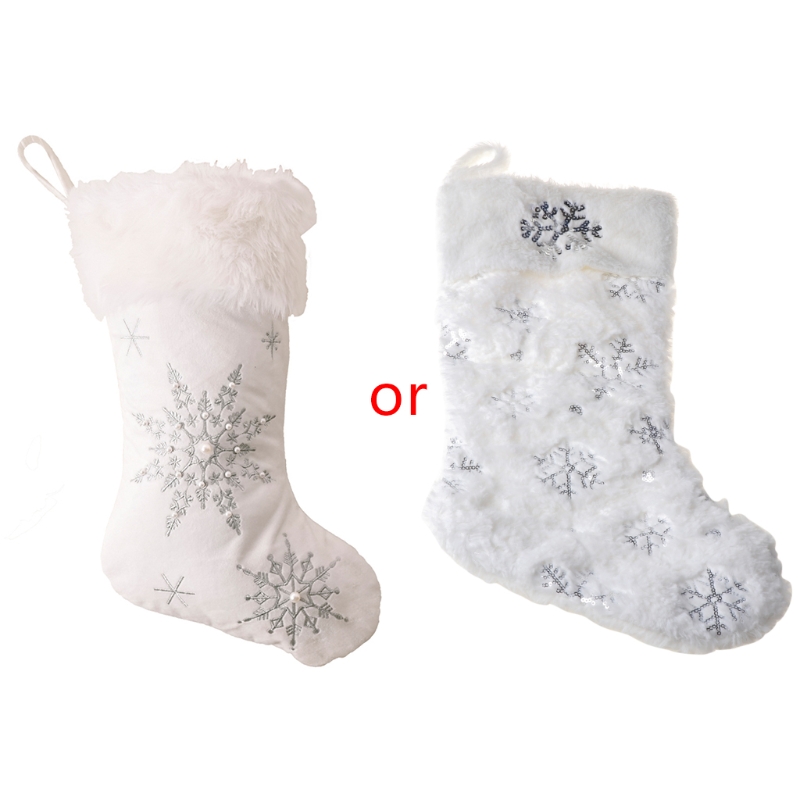 Christmas Snowflake Stockings Decoration Fireplace Xmas Tree Hanging Pendant Bag 667A
Christmas Snowflake Stockings Decoration Fireplace Xmas Tree Hanging Pendant Bag 667A