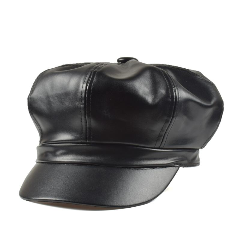Pu Leather Beret Hat Winter Hats For Women Men Painter Newsboy Cap Male Vintage Beret Female Black Boinas England Style Hat
Pu Leather Beret Hat Winter Hats For Women Men Painter Newsboy Cap Male Vintage Beret Female Black Boinas England Style Hat
