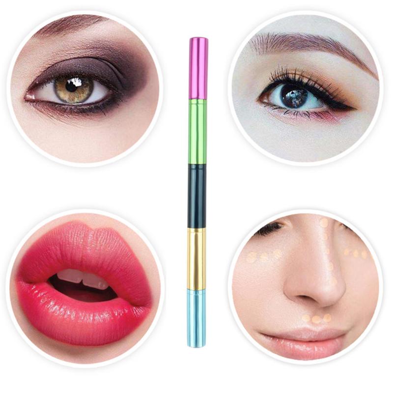 Makeup Brushes 4 head Makeup Brush Retractable metal Eye Eyeshadow Brush Cosmetics Eyebrow Hair Cosmetic Tools Kit 11.8
Makeup Brushes 4 head Makeup Brush Retractable metal Eye Eyeshadow Brush Cosmetics Eyebrow Hair Cosmetic Tools Kit 11.8