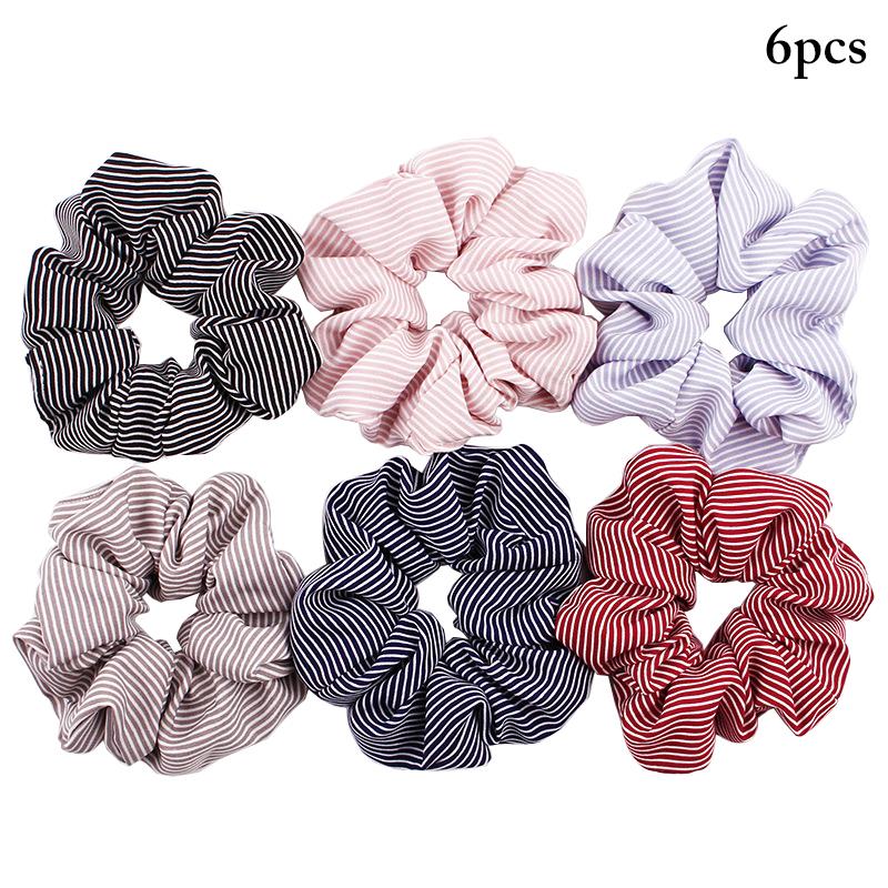 6PCS Hair Scrunchies Fashion Plaid Stripe Hair Tie Dot Scrunchie Elastic Band Ponytail Holder Headwear Accessories
6PCS Hair Scrunchies Fashion Plaid Stripe Hair Tie Dot Scrunchie Elastic Band Ponytail Holder Headwear Accessories