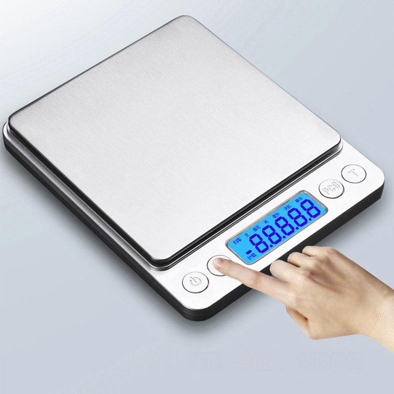 Portable Digital Scale Jewelry Kitchen Diet Post Room Office Balance Weight Scales 500/1000/2000/3000G Kitchen Accessories, Silver
Portable Digital Scale Jewelry Kitchen Diet Post Room Office Balance Weight Scales 500/1000/2000/3000G Kitchen Accessories, Silver