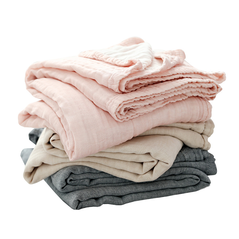 3Layer Cotton Gauze Towel Muslin Blanket For Bed Soft Throw Plain For Adults & Kids On Bed Sofa Bedspread
3Layer Cotton Gauze Towel Muslin Blanket For Bed Soft Throw Plain For Adults & Kids On Bed Sofa Bedspread