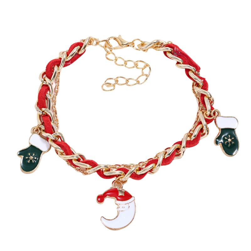 Bracelet Femme Fashion Christmas Gift Snowman Bell Alloy Bracelet Women Ornaments Bracelets For Girl Gifts for the New Year 1103
Bracelet Femme Fashion Christmas Gift Snowman Bell Alloy Bracelet Women Ornaments Bracelets For Girl Gifts for the New Year 1103