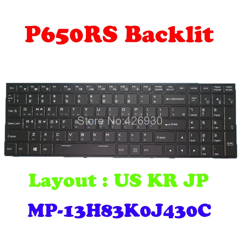 Backlit Keyboard For CLEVO P650RS MP-13H83USJ430C MP-13H83D0J430C MP-13H83K0J430C MP-13H80J0J430C US English Korea KR Japanese
Backlit Keyboard For CLEVO P650RS MP-13H83USJ430C MP-13H83D0J430C MP-13H83K0J430C MP-13H80J0J430C US English Korea KR Japanese