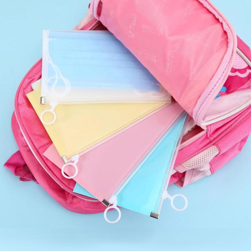 Face Mask Storage Bag Portable Facemask Holder Face Mask Storage Box Case Save Cover Bag