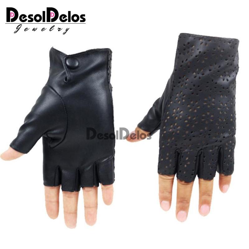 DesolDelos Ladies Fingerless Gloves Breathable Soft Leather Gloves for Dance Party Show Women Black Half Finger Mittens R006
DesolDelos Ladies Fingerless Gloves Breathable Soft Leather Gloves for Dance Party Show Women Black Half Finger Mittens R006