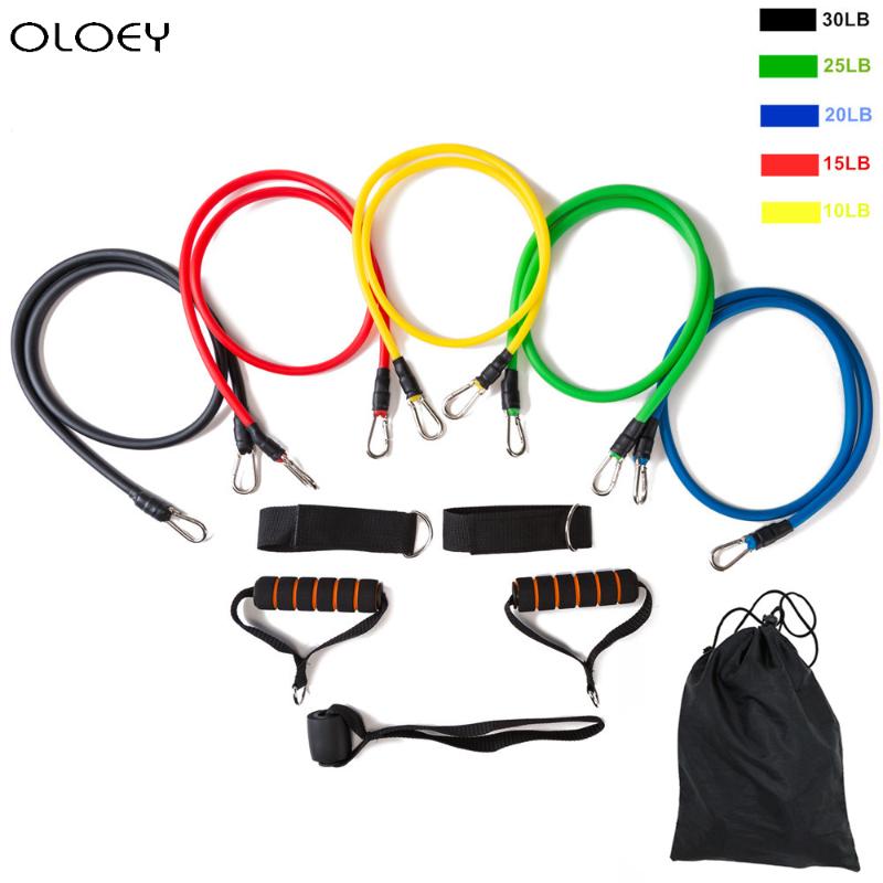 New High Quality 11pcs/set Pull Rope Fitness Exercises Resistance Bands Latex Tubes Pedal Excerciser Body Training Workout Yoga
New High Quality 11pcs/set Pull Rope Fitness Exercises Resistance Bands Latex Tubes Pedal Excerciser Body Training Workout Yoga