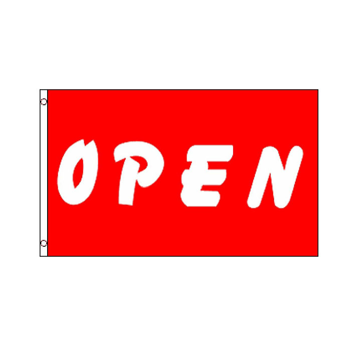 Open (Red & White) Flag 150x90cm 3x5ft Printing Polyester Club Team Sports Indoor With 2 Brass Grommets,Free Shipping
Open (Red & White) Flag 150x90cm 3x5ft Printing Polyester Club Team Sports Indoor With 2 Brass Grommets,Free Shipping