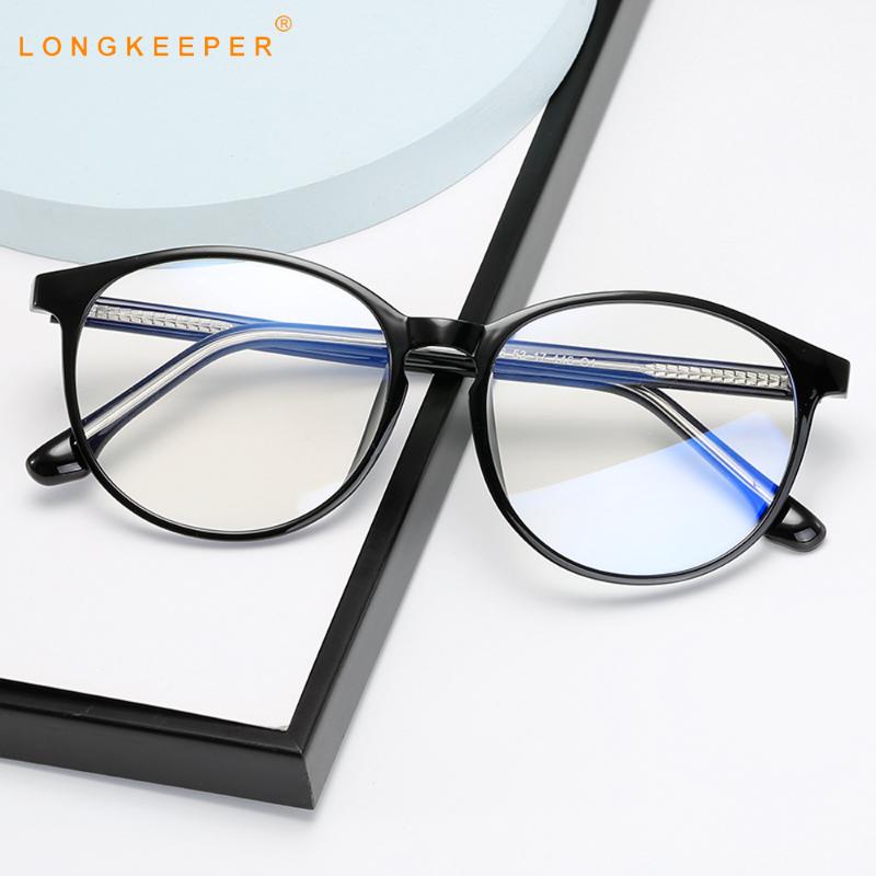 LongKeeper New Anti Blue Light Glasses Women Men Round Clear Lens Eyeglasses Ladies Fashion Optical Frame Anti-UV Spectacles
LongKeeper New Anti Blue Light Glasses Women Men Round Clear Lens Eyeglasses Ladies Fashion Optical Frame Anti-UV Spectacles