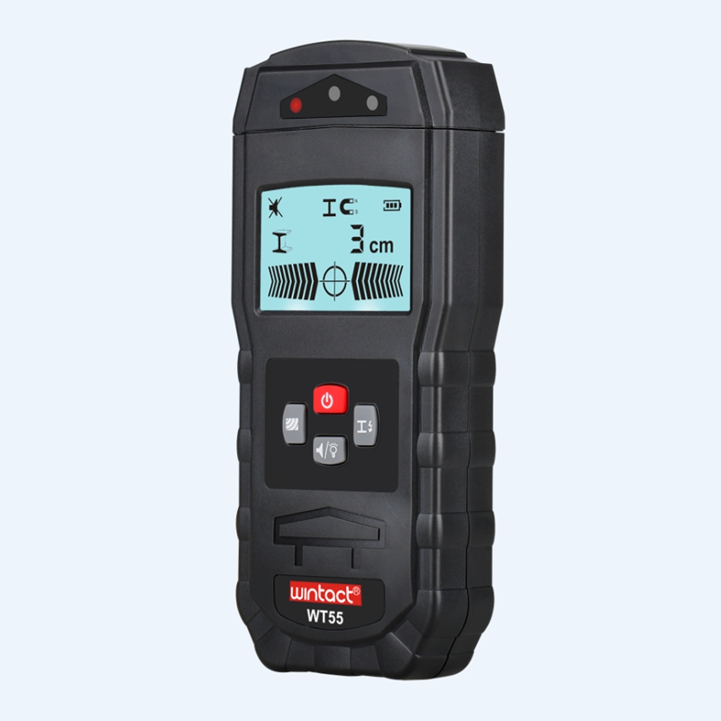 WT55 Multi-function Search Metal Detector Sensitive Wood Beams AC Live Wire Cable Wall Scanner LCD Wall Metal Finder Indicator
WT55 Multi-function Search Metal Detector Sensitive Wood Beams AC Live Wire Cable Wall Scanner LCD Wall Metal Finder Indicator