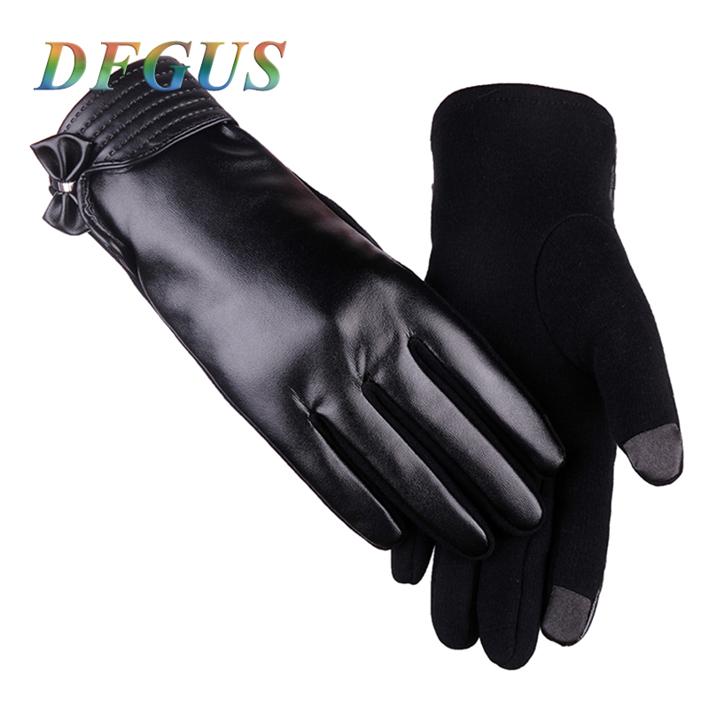 New Women's Fashion Leather Gloves Winter Gloves Female Touch Screen Thicken Warm Thermal Mittens Women mittens
New Women's Fashion Leather Gloves Winter Gloves Female Touch Screen Thicken Warm Thermal Mittens Women mittens