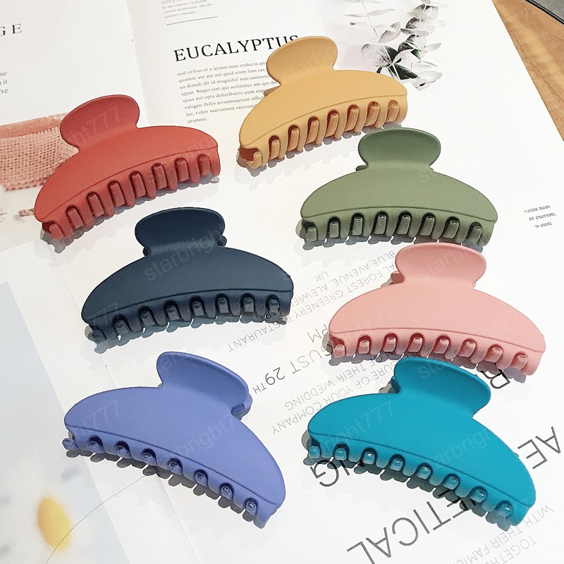 New Fashion Large 9cm Solid color acrylic Hair Clips Girls Hairpins Crab Claws Clamp Hair girls Women for accessoires Headdress, Mixed color
New Fashion Large 9cm Solid color acrylic Hair Clips Girls Hairpins Crab Claws Clamp Hair girls Women for accessoires Headdress, Mixed color