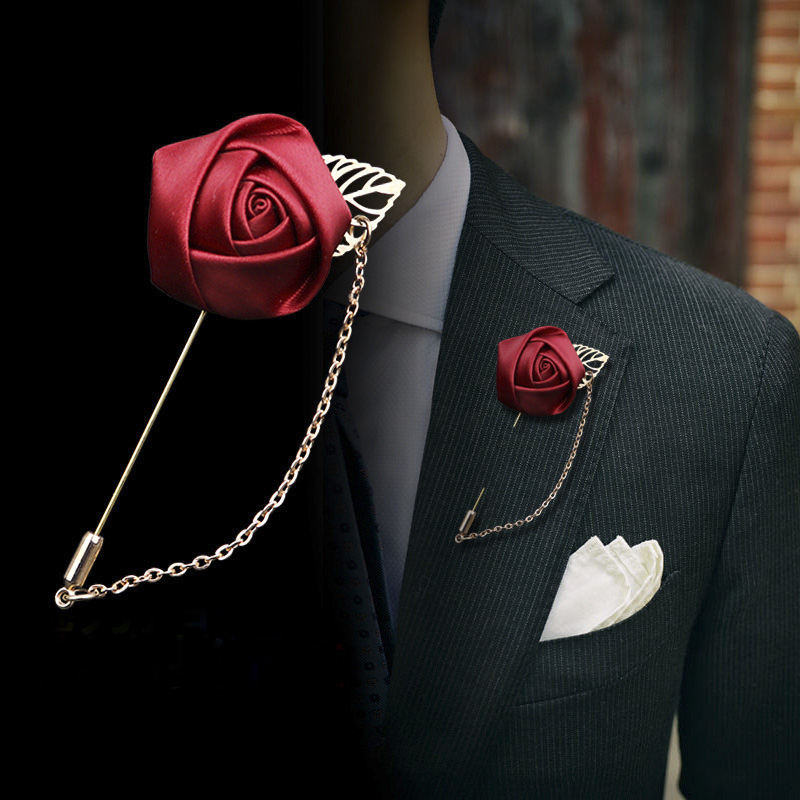 Handmade Fabric Flower Charming Brooches Men Women Business Suit Accessories Rose Flower Brooch Pins Wedding Party Jewelry
Handmade Fabric Flower Charming Brooches Men Women Business Suit Accessories Rose Flower Brooch Pins Wedding Party Jewelry
