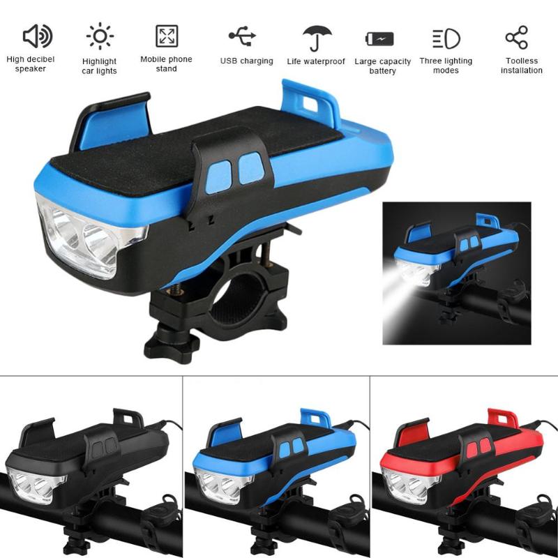 4in1 Bicycle Mobile Phone Holder Speaker Headlight 4000mah Mobile Power LED USB Chargeable Bicycle Headlight Dropshipping
4in1 Bicycle Mobile Phone Holder Speaker Headlight 4000mah Mobile Power LED USB Chargeable Bicycle Headlight Dropshipping