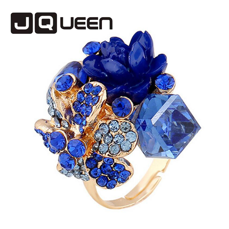 New Arrival Women Fashion Finger Rings Big Crystal Jewelry Adjustable Resin Flower Rings Wholesale 8 Colors
New Arrival Women Fashion Finger Rings Big Crystal Jewelry Adjustable Resin Flower Rings Wholesale 8 Colors