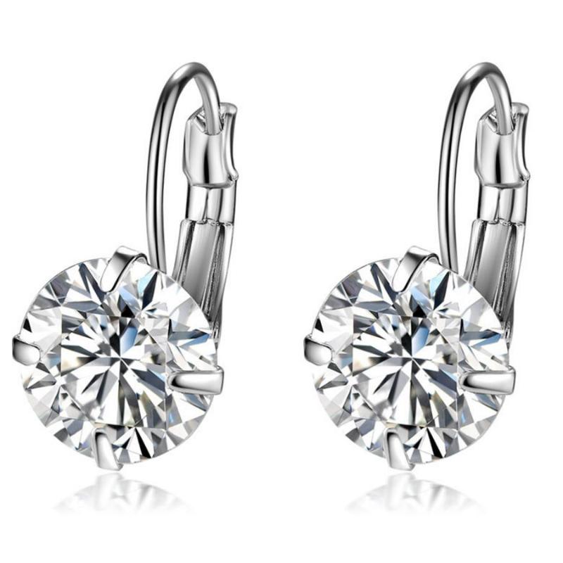Luxury Stainless Steel Flower Design Stud Earrings with Zircon Stone Women Birthday Gift Bijouterie
Luxury Stainless Steel Flower Design Stud Earrings with Zircon Stone Women Birthday Gift Bijouterie