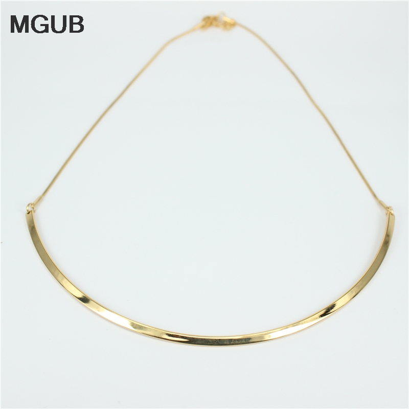 MGUB 2 color selection Chock Necklace Gold color 316L Stainless Steel Necklaces For Women/ Men Jewelry Collar Wholesale HL08
MGUB 2 color selection Chock Necklace Gold color 316L Stainless Steel Necklaces For Women/ Men Jewelry Collar Wholesale HL08