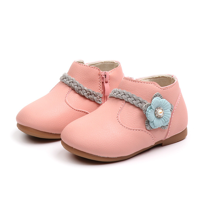 JGSHOWKITO Spring Fall Girls Zipper Anti-skid Soft Sole Princess Ankle Boots Children's Fashion Shoes With Flower Floral Shoes, Black
JGSHOWKITO Spring Fall Girls Zipper Anti-skid Soft Sole Princess Ankle Boots Children's Fashion Shoes With Flower Floral Shoes, Black