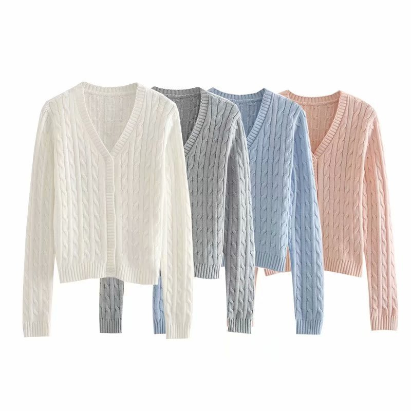 Wixra Women' Cardigan Sweater New Arrivals Autumn Basic Casual V-Neck Solid Long Sleeve Sweater Female Tops, Blue
Wixra Women' Cardigan Sweater New Arrivals Autumn Basic Casual V-Neck Solid Long Sleeve Sweater Female Tops, Blue