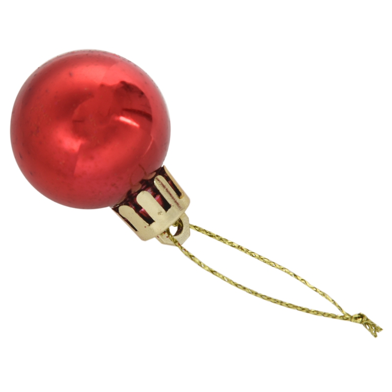 Christmas Decorations 24Pcs Chic Baubles Tree Plain Glitter XMAS Ornament Ball Decoration Purple