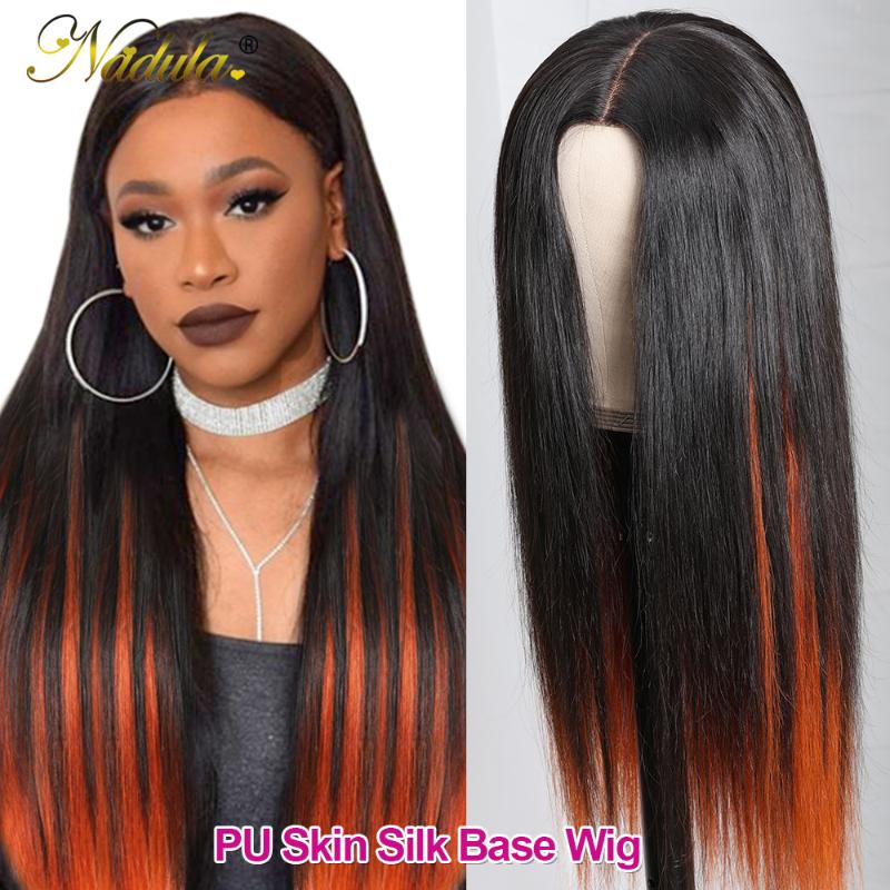 2x5"Deep Part Silk Base Closure Wigs 16-24" Highlight Virgin Human Hair Wigs For Women Natural/Orange Color Bleach Knots Pu, As pic
2x5"Deep Part Silk Base Closure Wigs 16-24" Highlight Virgin Human Hair Wigs For Women Natural/Orange Color Bleach Knots Pu, As pic