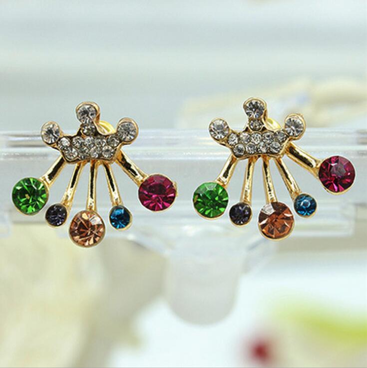 Fashion Exquisite Bow Women Earring Korean Jewelry Beautiful Wholesale Imitation Diamond Charm Earrings Crown Stud Earrings
Fashion Exquisite Bow Women Earring Korean Jewelry Beautiful Wholesale Imitation Diamond Charm Earrings Crown Stud Earrings