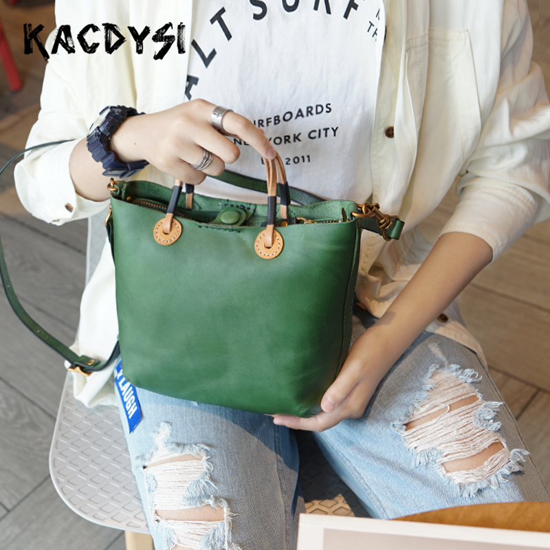 Genuine Cowhide Leather Girls Handbag Vintage Literary Lady Tote Messenger Satchel Purse Fashion Cross Shoulder Bag, Black
Genuine Cowhide Leather Girls Handbag Vintage Literary Lady Tote Messenger Satchel Purse Fashion Cross Shoulder Bag, Black