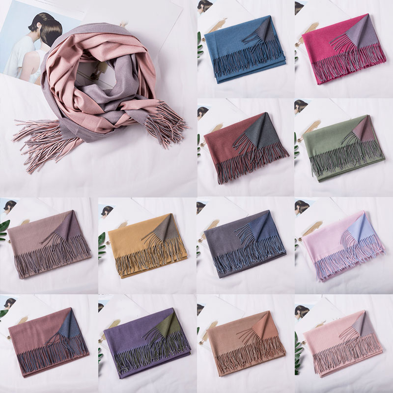 2020 Winter Cashmere Scarf Women Thick Warm Shawl Wrap Lady Solid Scarves Quality Foulard Hijabs Fashion Tassel Blanket
2020 Winter Cashmere Scarf Women Thick Warm Shawl Wrap Lady Solid Scarves Quality Foulard Hijabs Fashion Tassel Blanket