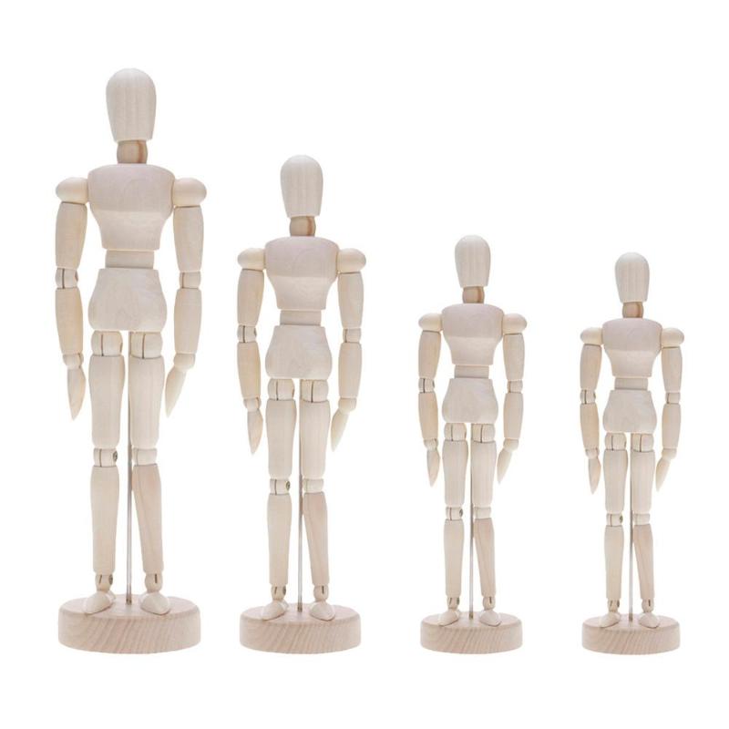 Handmade Wooden Movable Limbs Human Figure Model Artist Sketch Draw Models Home Decoration
Handmade Wooden Movable Limbs Human Figure Model Artist Sketch Draw Models Home Decoration