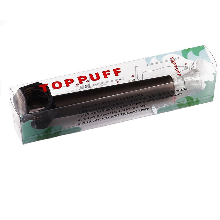 Top puff Instant Screw Bong On a Bottle Toppuff Traveling DIY Water Pipe Travelling Acrylic Replacement Portable Glass Smoking Hookah Shisha
Top puff Instant Screw Bong On a Bottle Toppuff Traveling DIY Water Pipe Travelling Acrylic Replacement Portable Glass Smoking Hookah Shisha