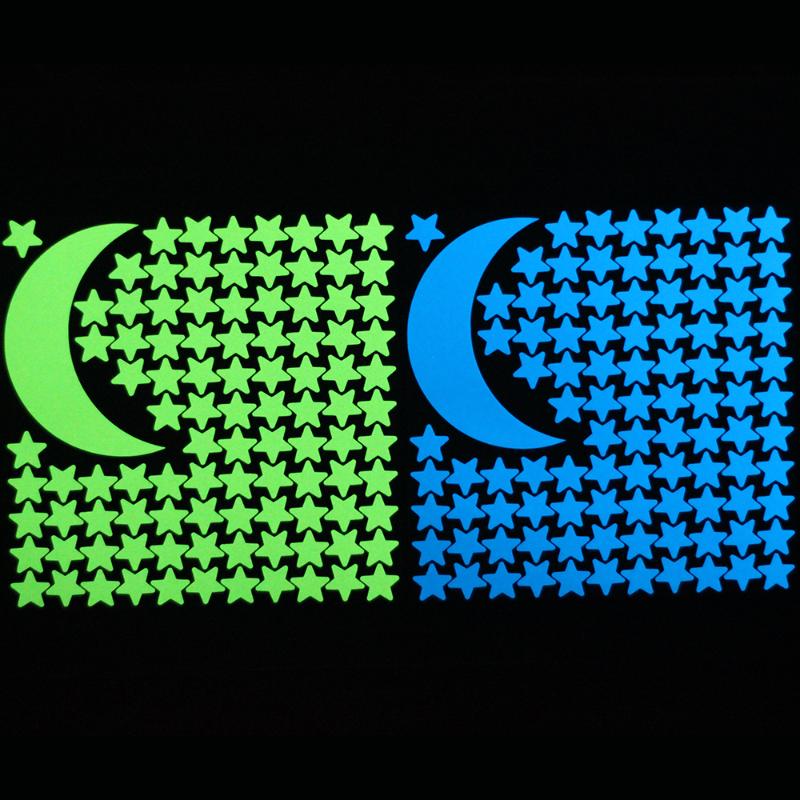 1 Moon 100 Stars Luminous Wall Stickers Glow in the Dark Home Decor Stickers for Kids Rooms Diy Personalized Decoration
1 Moon 100 Stars Luminous Wall Stickers Glow in the Dark Home Decor Stickers for Kids Rooms Diy Personalized Decoration