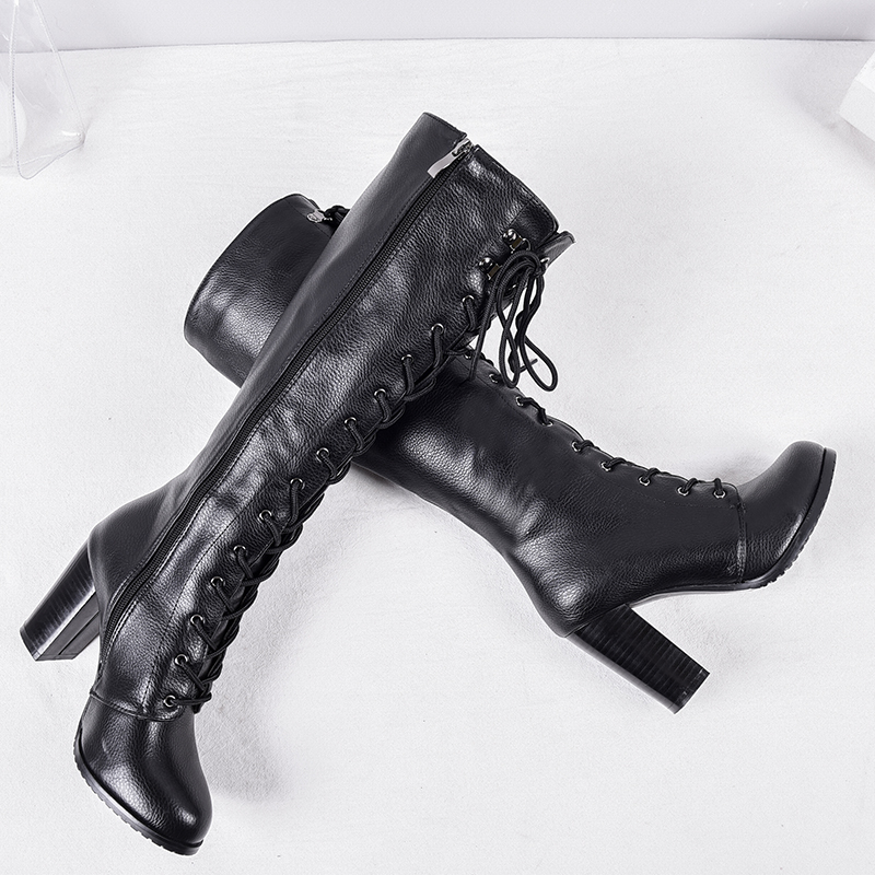 QZYERAI Autumn high quality high heel women's boots fashionable zipper boots European vintage women's shoes size 34-43, Black
QZYERAI Autumn high quality high heel women's boots fashionable zipper boots European vintage women's shoes size 34-43, Black