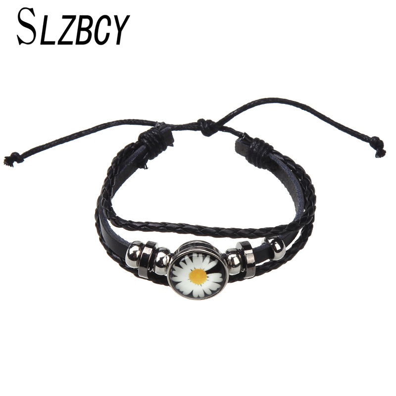 Bohemian Glass Sunflower Multi-layer Charms Braided Bracelet for Women Child Adjustable Chain Daisy Leather Bangle Jewelry Gift
Bohemian Glass Sunflower Multi-layer Charms Braided Bracelet for Women Child Adjustable Chain Daisy Leather Bangle Jewelry Gift