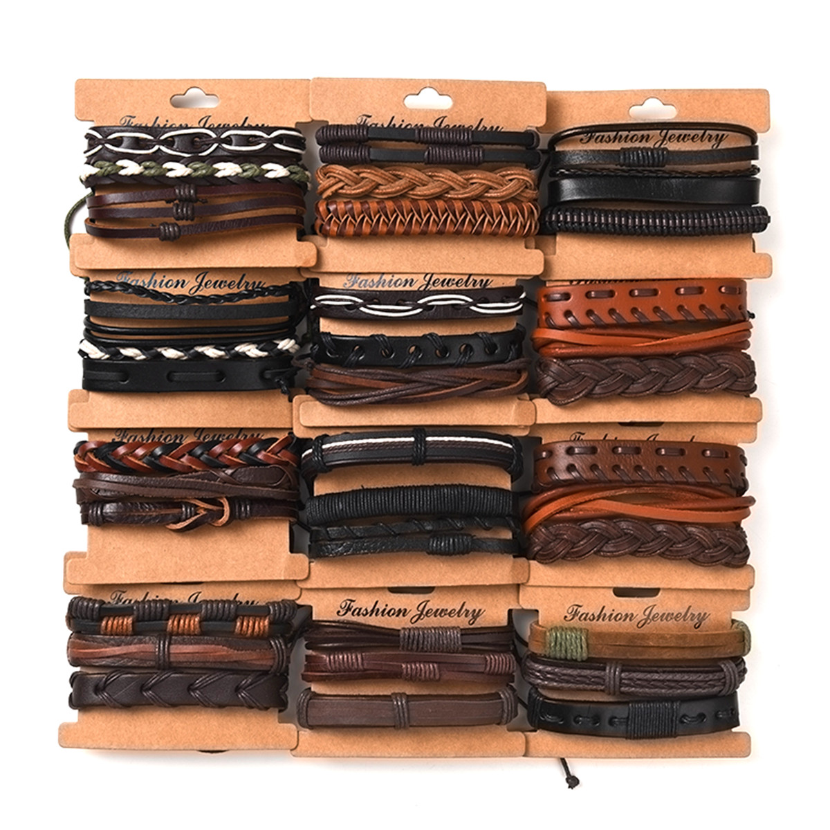 Fashion (3pcs/set) Retro Handmade Mens Bangle Bracelet Male Womens Braided Leather Bracelet Wholesale Jewelry Gifts, Black
Fashion (3pcs/set) Retro Handmade Mens Bangle Bracelet Male Womens Braided Leather Bracelet Wholesale Jewelry Gifts, Black